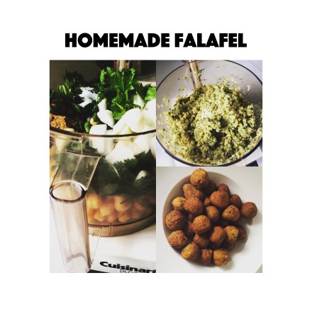 homemade falafel
